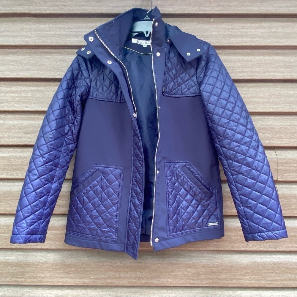 Kenneth Cole Quilt Women’s Lightweight Blue Jacket